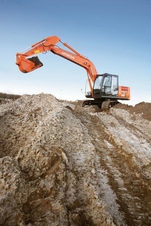 Экскаватор средних размеров HITACHI ZX240LC-5G (Евро-2)   