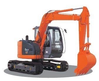 Экскаватор среднего размера Hitachi ZX 75US   