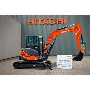 В Европу поступил 150001-й миниэксаватор Hitachi