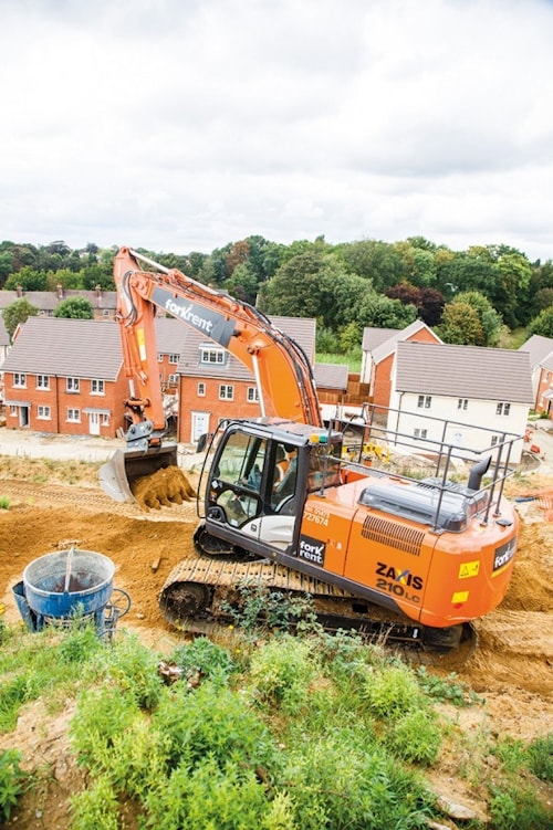 Машины Hitachi Zaxis-5 на арендном рынке Великобритании