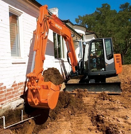 Две новые модели Hitachi Zaxis Dash 5, экскаваторы с укороченным задним свесом ZX75US-5 и ZX85USB-5