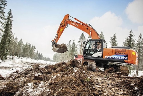 Экскаватор Hitachi ZH210LC-5 удостоен награды Лучшая строительная машина