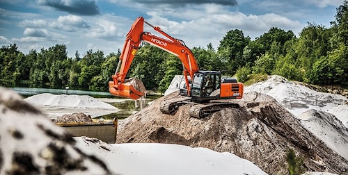 Экскаватор Hitachi ZX250LC-6 эффективен без ущерба для производительности
