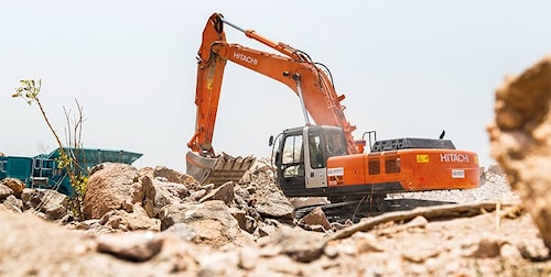 Экскаваторы Hitachi ZX350LCH-3G, хит западноафриканского карьера