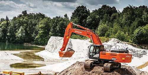 Экскаватор Hitachi ZX350LC-6 обеспечивает долговечность без ущерба для эффективности
