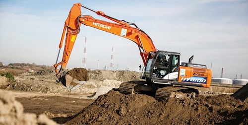 Гибридные экскаваторы Hitachi оказались эффективным решением для DEC