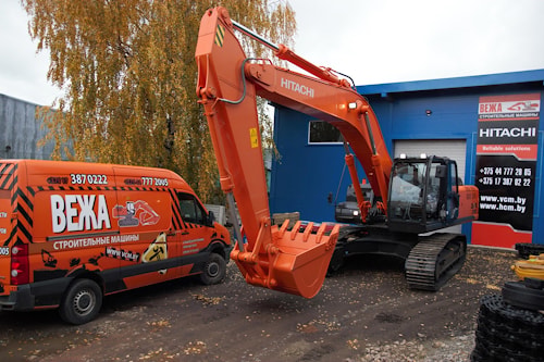 Экскаватор HITACHI ZX330-5G будет работать в Беларуси