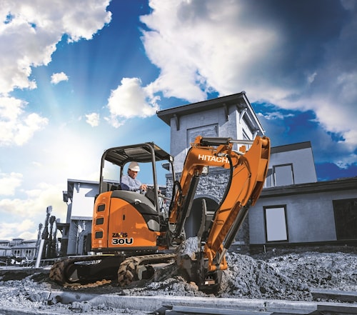 Мини-экскаватор Hitachi ZX30U-5