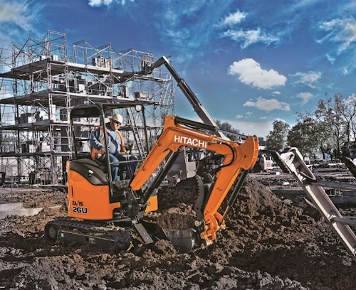 Модернизация компактных экскаваторов Hitachi