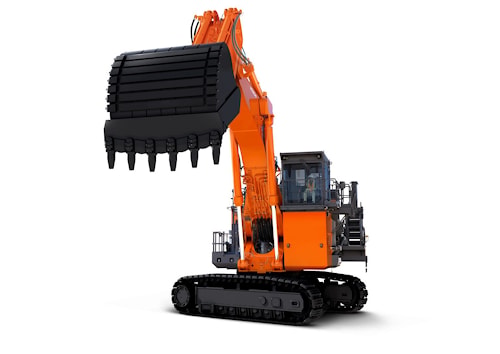 Сверхбольшой гидравлический экскаватор Hitachi EX2000-7 появится в октябре 2021 года