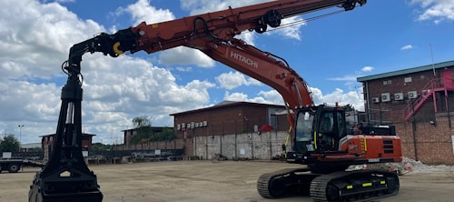 Глубокое копание с помощью специальных приложений Hitachi Zaxis-7