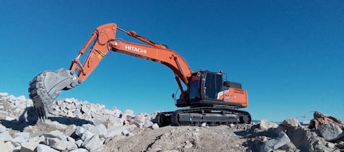 Португальский карьер получает новый экскаватор Hitachi Zaxis-7