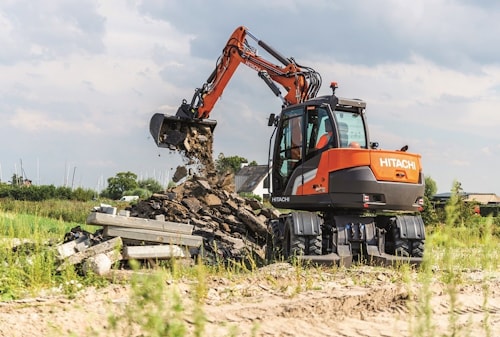 Колесные экскаваторы на выставке Bauma 2022