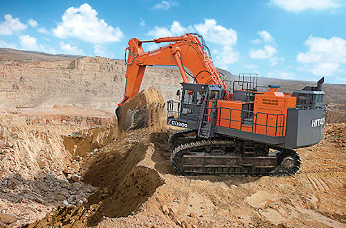 Экскаватор Hitachi EX1200-7 поставлен в Южную Африку