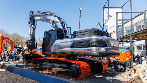 Hitachi Construction Machinery Europe представила концепцию экскаватора LANDCROS One на выставке Bauma 2025