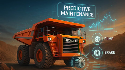 Hitachi поддерживает исследования в области предиктивного обслуживания горнодобывающих машин