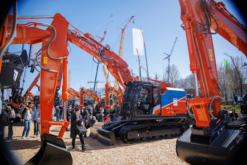 Экскаваторы  Hitachi на альтернативных видах топлива