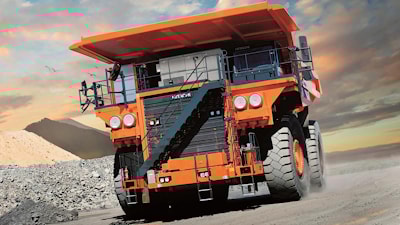 Демонстрационные испытания гибридного самосвала на горнодобывающем предприятии в Южной Африке, выбранном программой промышленного сотрудничества UNIDO