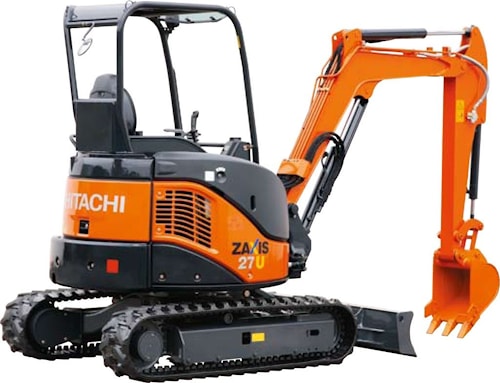 Мини-экскаватор Hitachi ZX 27U-3F   