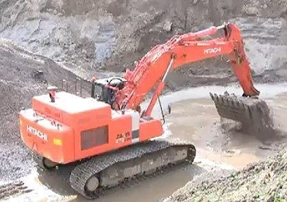 Экскаватор средних размеров HITACHI ZX350LCH-5G  