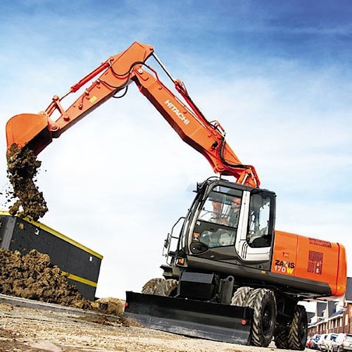 Колесный экскаватор Hitachi ZX 170W-3   